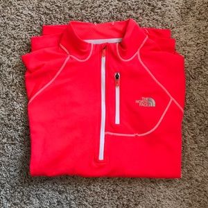 The North Face quarter zip pullover sweater ski